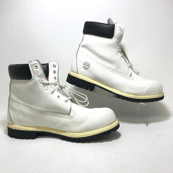 black timberlands white sole